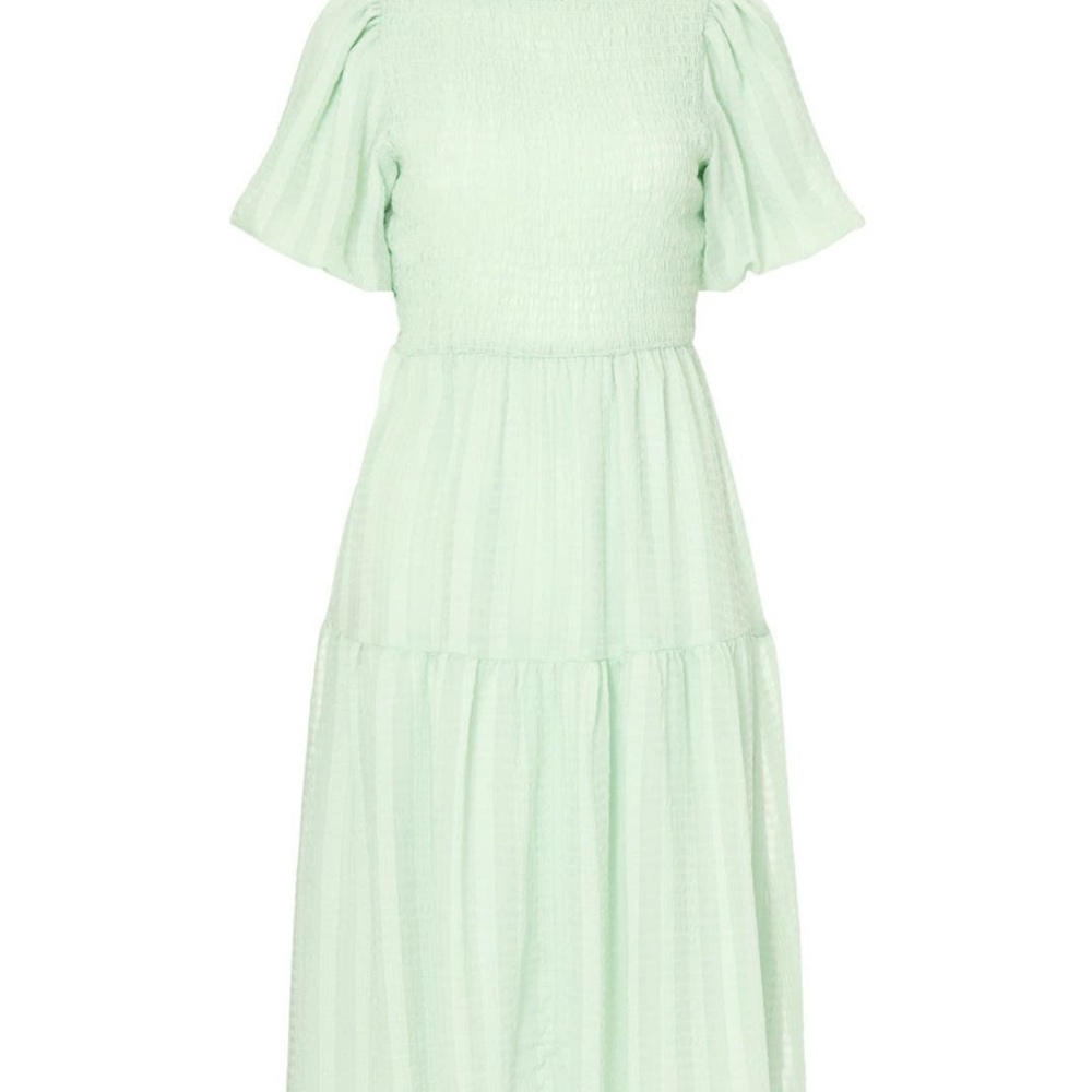 Pamela Love Light Green Midi Dress
